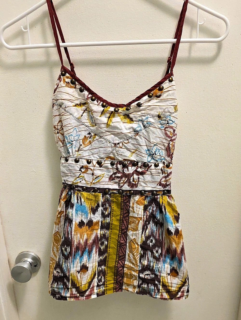American Rag Multicolor Cotton Romper Size Small